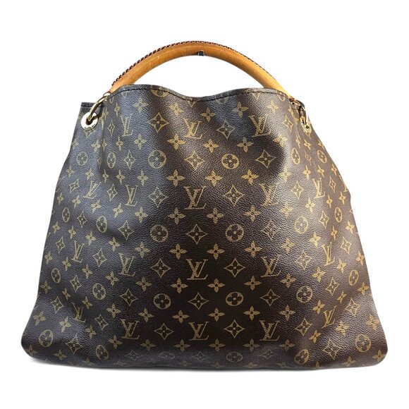 LOUIS VUITTON Artsy GM Shoulder Bag Large Monogram Woven Handle Leather Tote LV - Picture 12 of 16